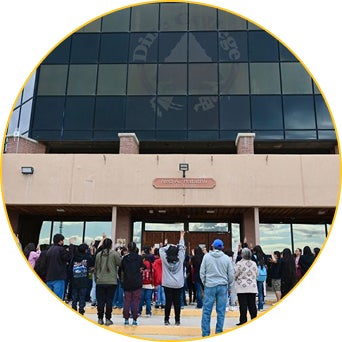 Exterior of Dine College