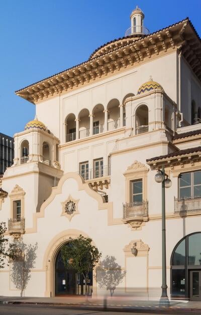 The exterior of the ASU California Center in Los Angeles, California
