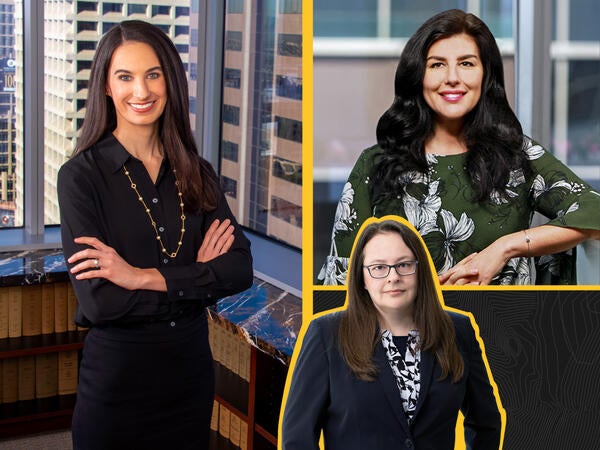 Photos of each Ali LeClair, Norma Izzo, and Angela Probasco.