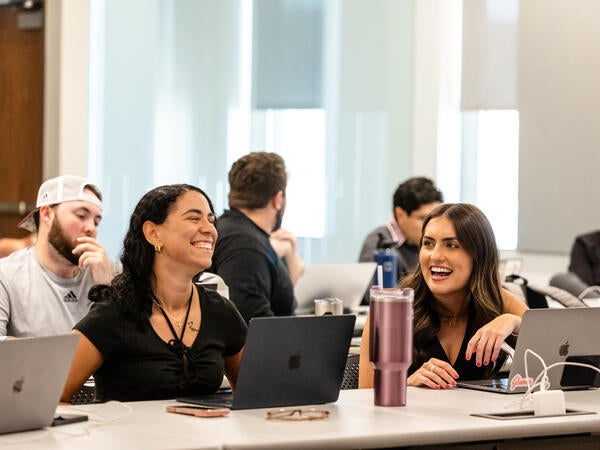 students in class