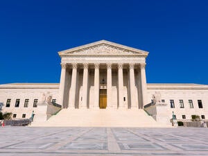 The U.S. Supreme Court building in Washington, D.C. 